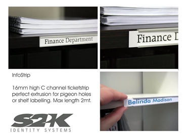 Paper Insert Signage For Easy Updates from S2K Identity Systems l jpg