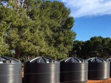 Polymaster’s premium 22,500L rainwater tanks fitted the specifications perfectly