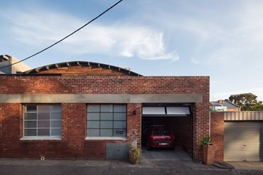 Adaptive Reuse, brick exterior passive warehouse conversion. Photography by Trevor Mein
