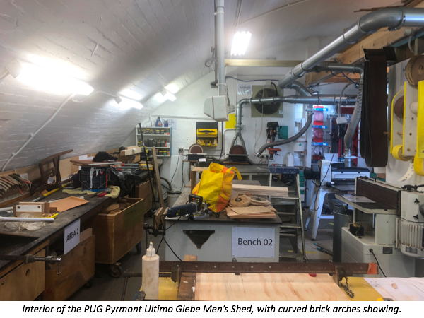 A men's shed, sometimes known as a community shed, is a not for profit organisation that provides a space for craft, most often woodwork, and activities to promote social interaction. There are now over 900 of them throughout Australia.