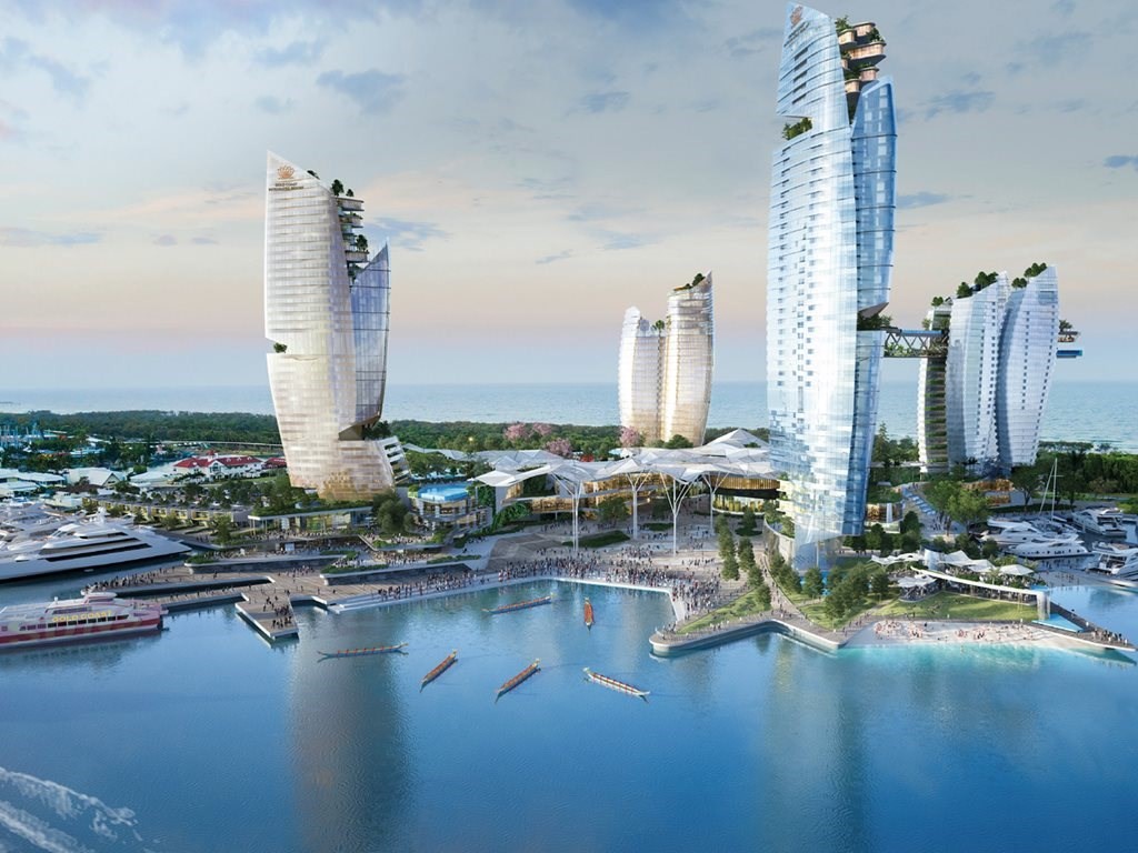 A design for a new multi-billion dollar Integrated Resort Development for the Gold Coast was revealed late December
