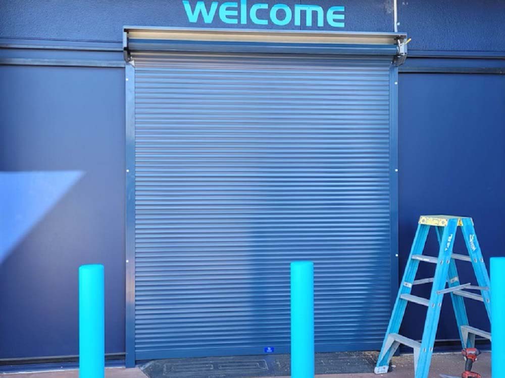 ATDC's RS3 security roller doors at Jaycar’s new storefront in Toowoomba