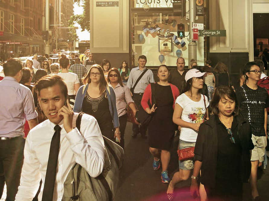 A large majority of Asian Australians who make up an increasing proportion of the population, especially in big cities like Sydney, have experienced racism. ketrktt/Shutterstock
