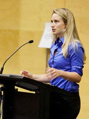 Alexandra Howieson, one of the presenters of the Workshop