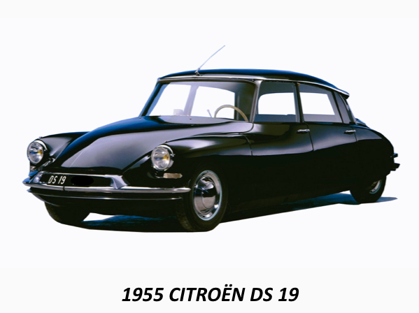 Our fourth car is from France, designed in the years after the second world war by engineer André Lefèvre and draftsman and sculptor Flaminio Bertoni, under direction of André Citroën. Every part was rethought: the body, the interior, the engine, the styling and the most radical part: the hydraulic suspension.