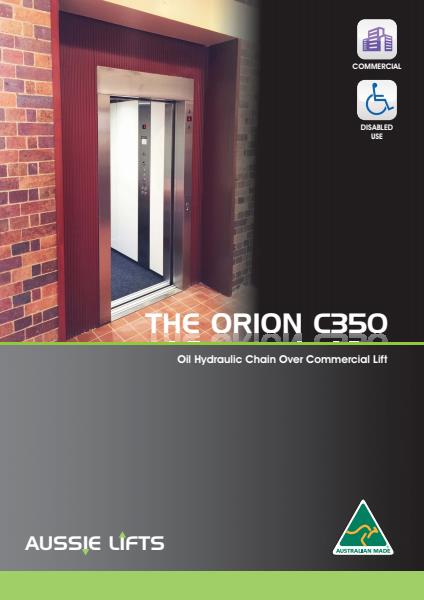 Aussie Lifts Orion brochure