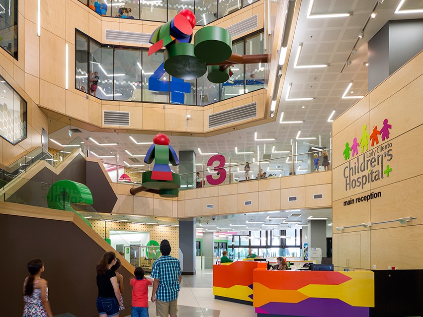 Conrad Gargett designed the Lady Cilento Children&rsquo;s Hospital in Brisbane in partnership with Lyons Architecture. Photography by Christopher Frederick Jones
