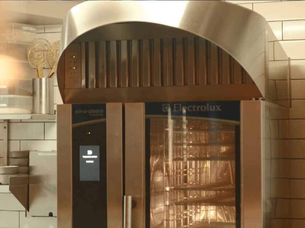 The Electrolux Professional combi oven at Nel Restaurant 