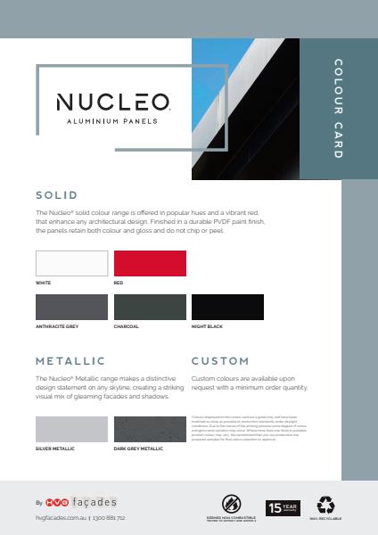 Nucleo® Colour Card