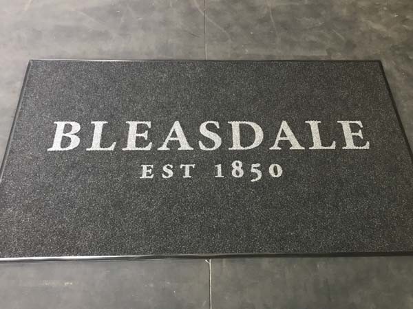 Custom entrance mat for Bleasdale Vineyards
