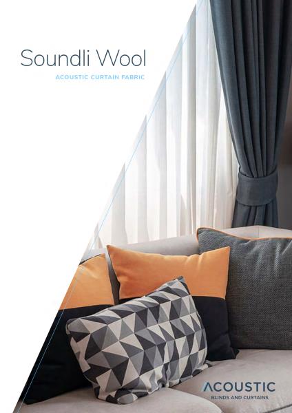 Soundli Wool Acoustic Curtain Fabric