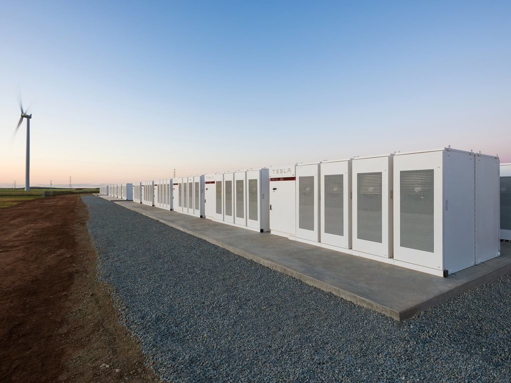Following on from Elon Musk&rsquo;s pledge to the South Australian government that his company, Tesla, will complete a 100MW power storage facility within 100-days of signing an agreement or build it for free, the Californian-based company has unveiled the first of its battery arrays in the north of the state.&nbsp;Image: Supplied
