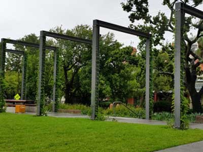 Tensile selected cable trellis from the Jakob Green Solutions range
