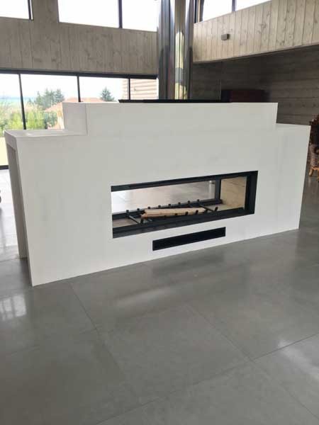 Axis&nbsp;H1600XXL DS double sided inbuilt wood fireplace
