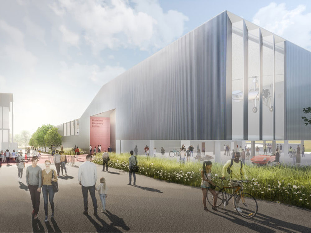 Artist's impression of Museums Discovery Centre expansion | Credit: Lahznimmo Architects
