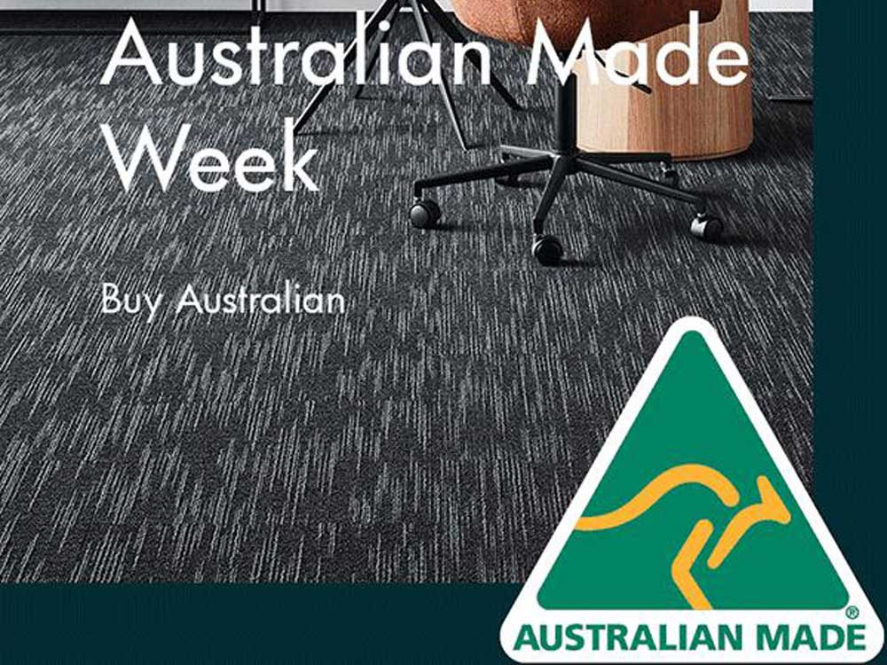 Australian Made Godfrey Hirst tiles, planks and broadloom carpets