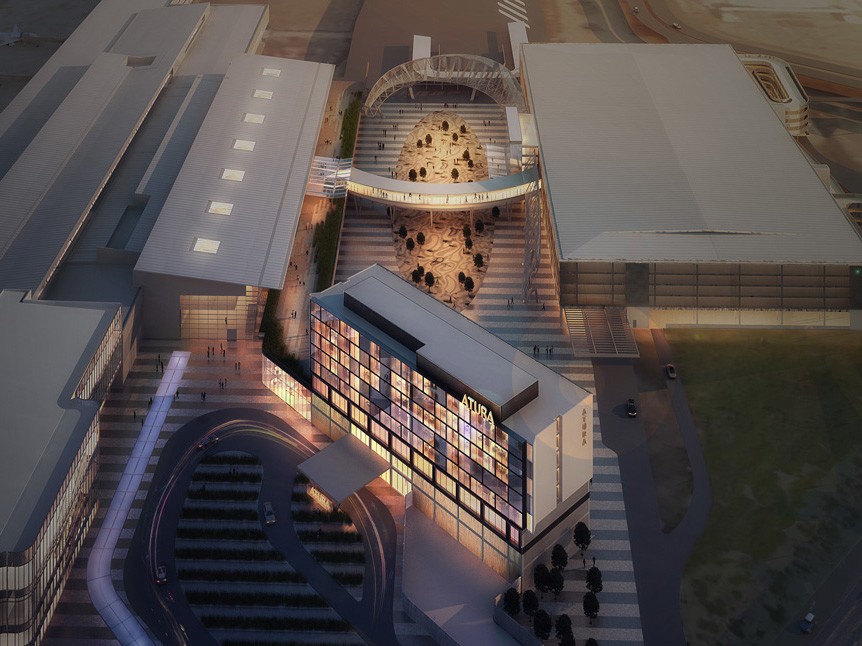 An artist impression of the proposed Atura hotel at Adelaide Airport
