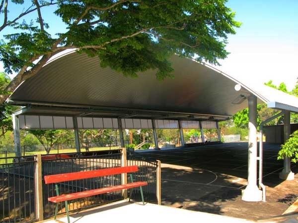 Spantech&rsquo;s shade structure at St Pius X School
