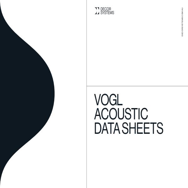 Vogl Acoustic Data Sheets