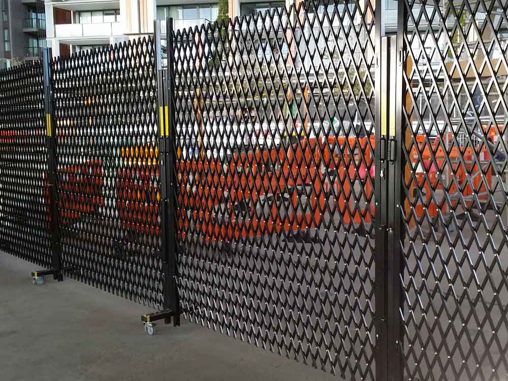 ATDC’s crowd control barriers at the Barangaroo Ferry Hub 