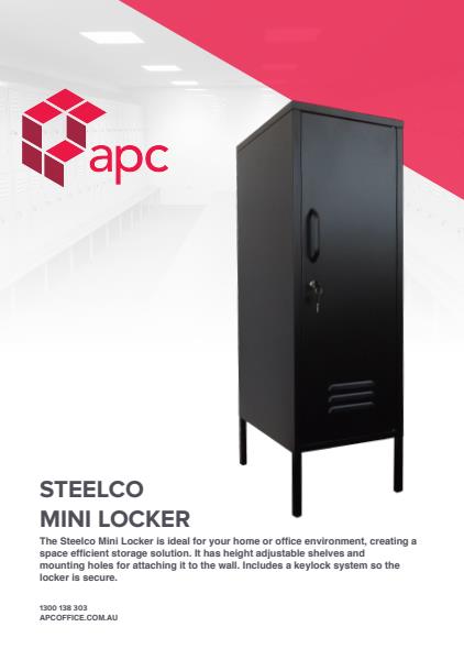 APC Mini Locker Spec Sheet