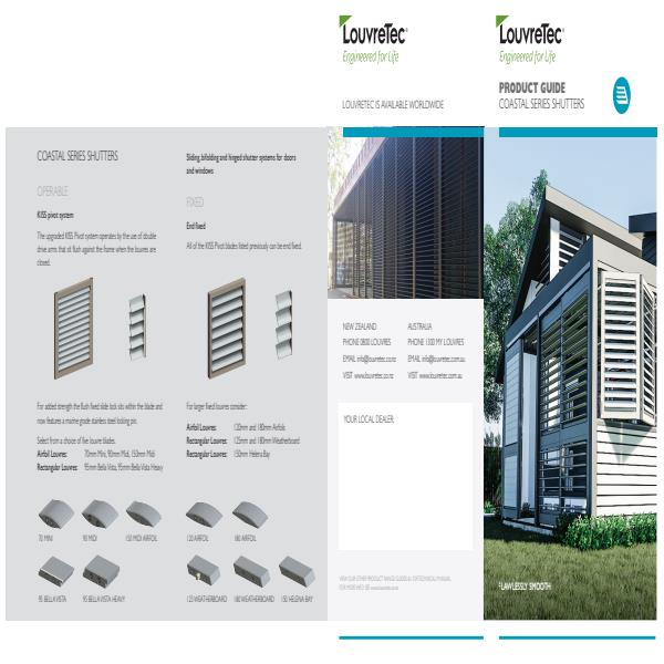 Louvretec Product Guide Coastal Series Shutters