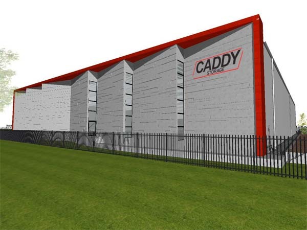 A render of the Berkeley Vale warehouse and office facility
