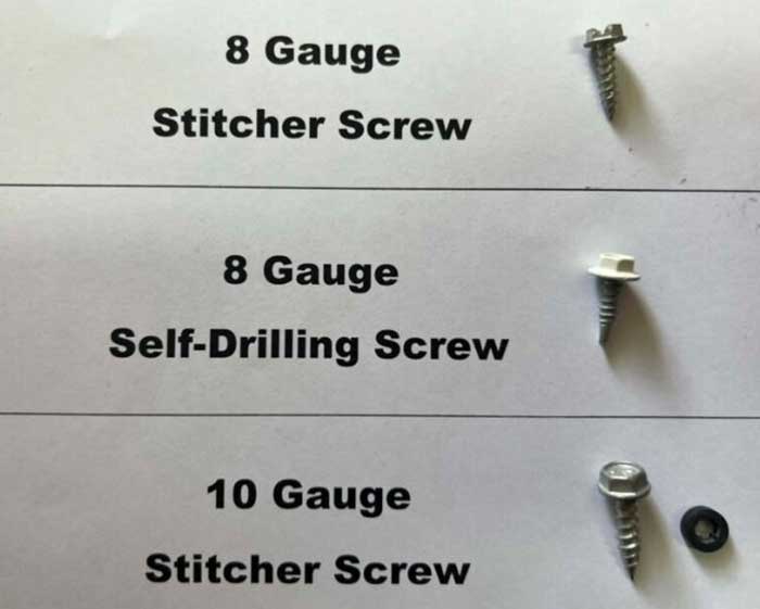 Types of screws
