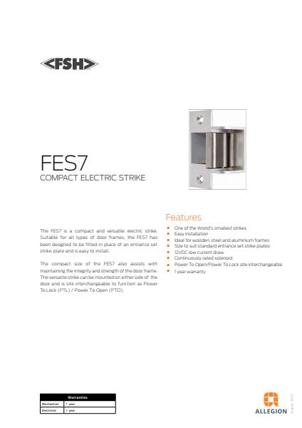 FES7 Product Catalogue 