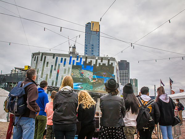 Fed Square opens up to big screen gaming