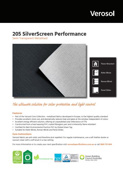 205-SilverScreen-Performance-Specification