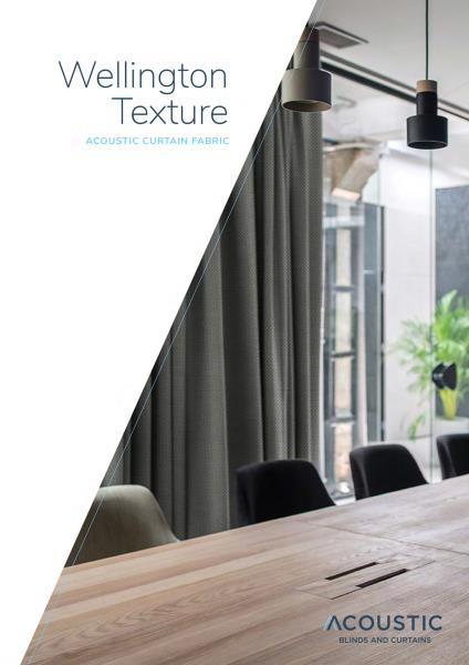 Wellington Texture Acoustic Curtain Fabric