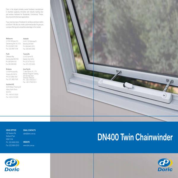 DN400 Twin Chainwinder Brochure