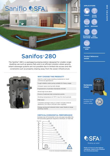 IPC Sanifos 280 Product Sheet