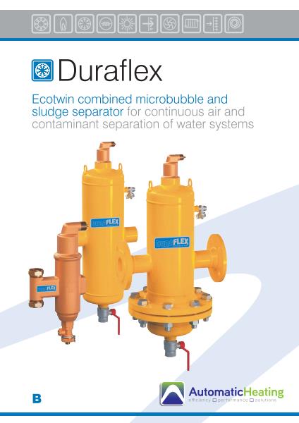 Duraflex Ecotwin Air Dirt Separator Brochure