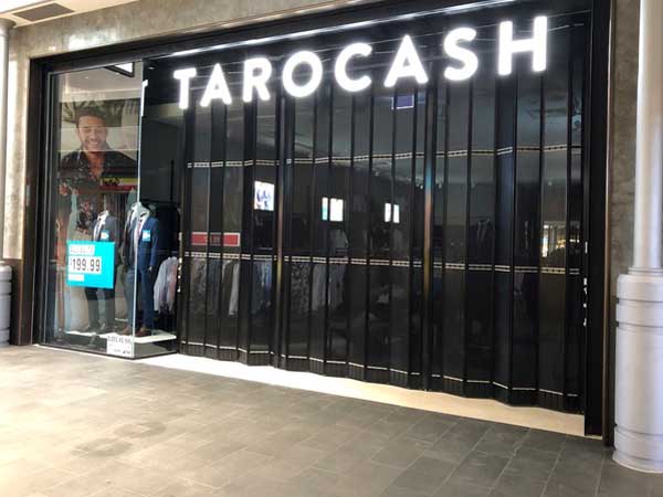 Tarocash store at Westfield Miranda featuring ATDC door closures