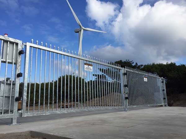 Two 5-metre MSG swing gates were installed at the quarry site