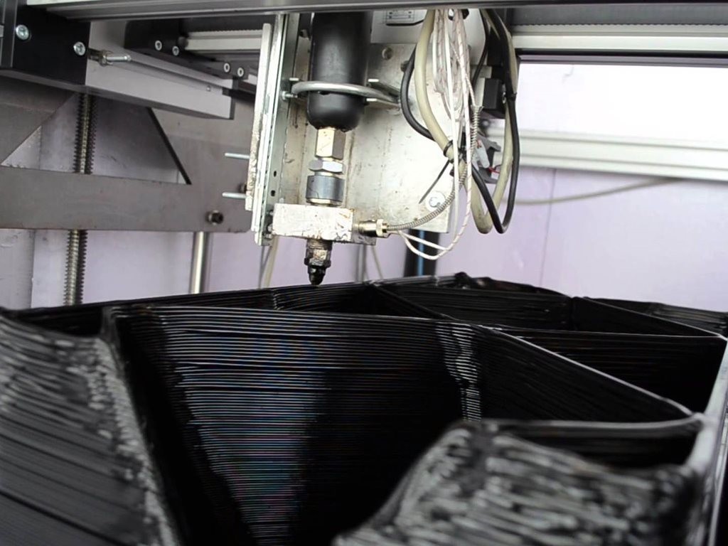 The 3D Print Canal House project in action. Image: Youtube
