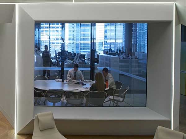 Criterion supplied their Platinum series aluminium partition systems for the fitout

