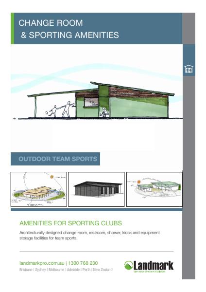 Change room and sporting facilities brochure 
