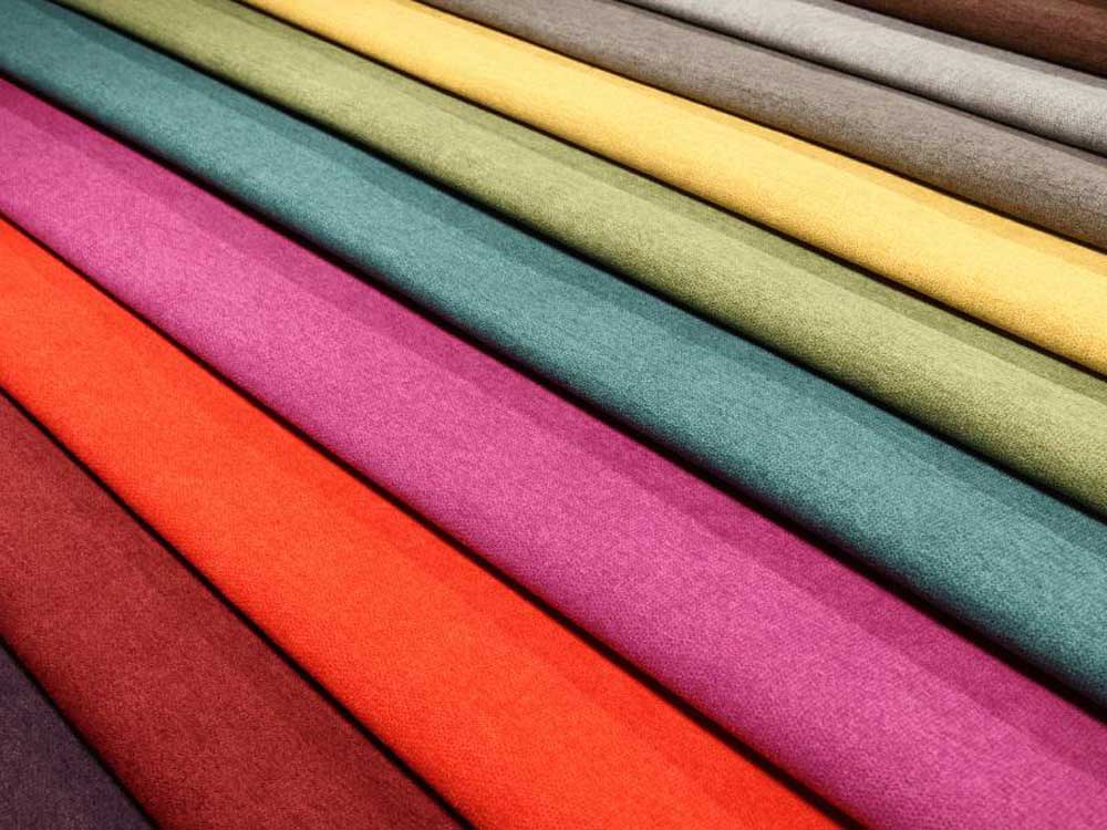 Coloured acoustic fabric 