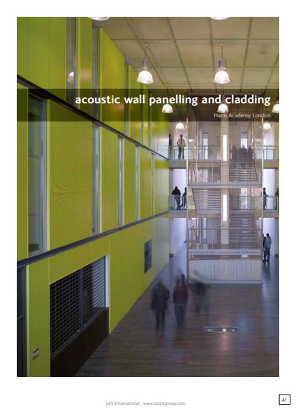 Acoustic Wall Panelling and Cladding Brochure