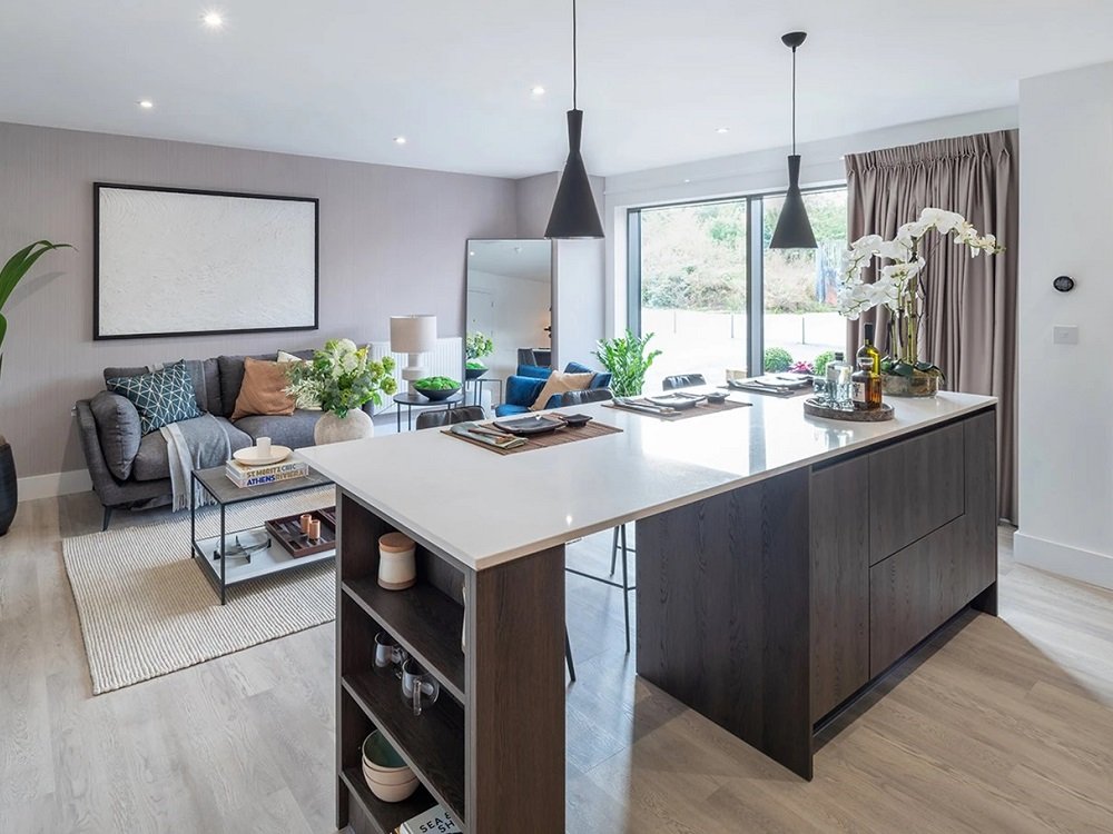 A Cortland Cassiobury apartment featuring Click Smart flooring 