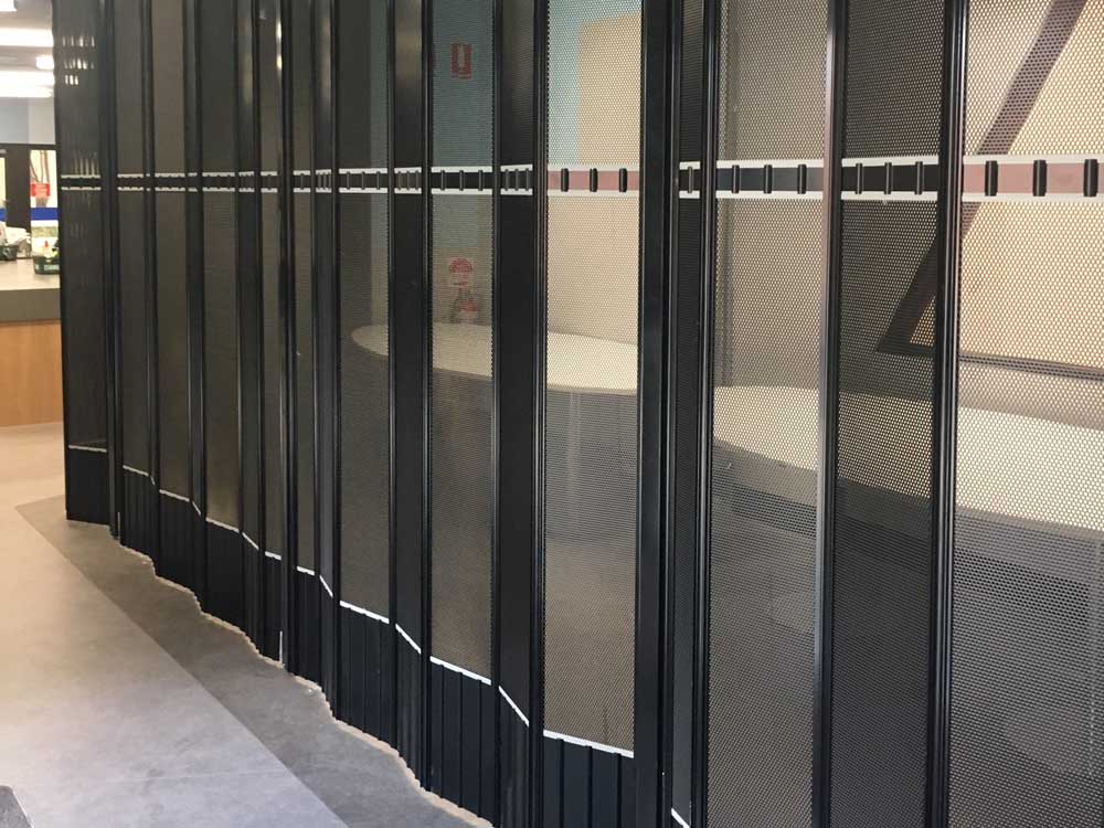 Commercial folding doors at Deakin University Library