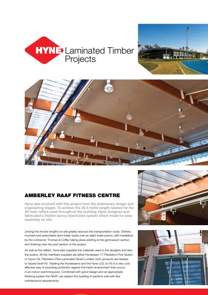 RAAF Physical Fitness Centre Product Sheet
