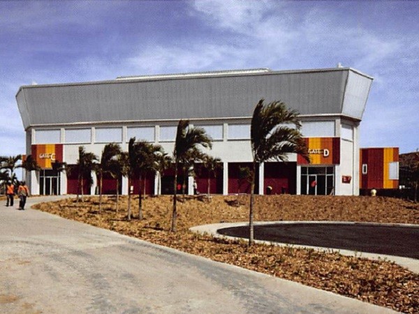 The Sir John Guise Stadium (Photo: Architectural Building Elements Pty Ltd)
