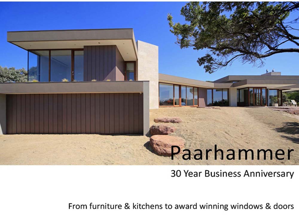 Paarhammer's anniversary booklet