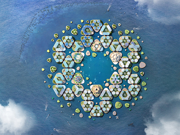 Bjarke Ingels designs floating city