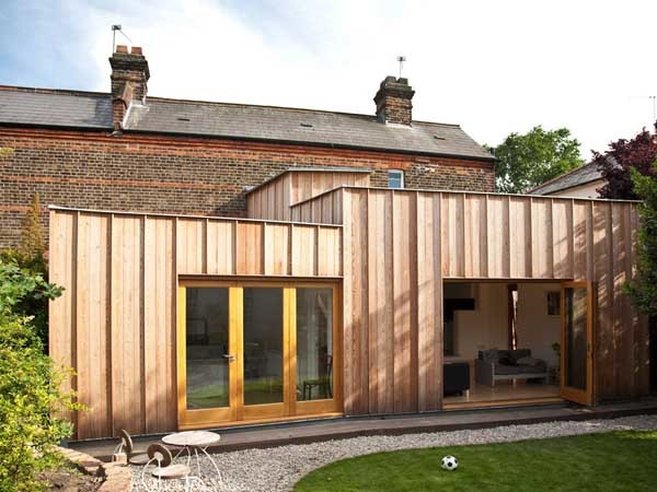 Timber cladding is available in different thicknesses, allowing architects to mix and match cladding depths to generate texture
