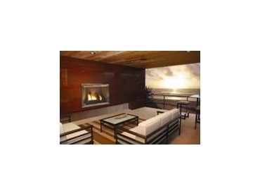 Dakota outdoor gas fireplace from Jetmaster-Heat & Glo